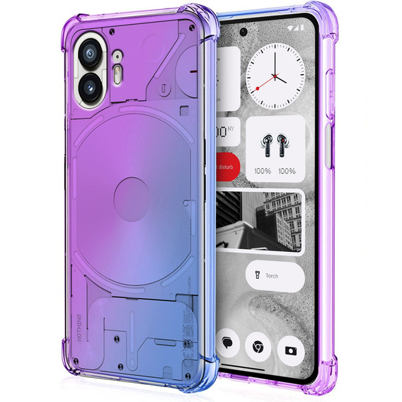 Tok Nothing Phone 2 5G, Gradient Dropproof, Lila / kék