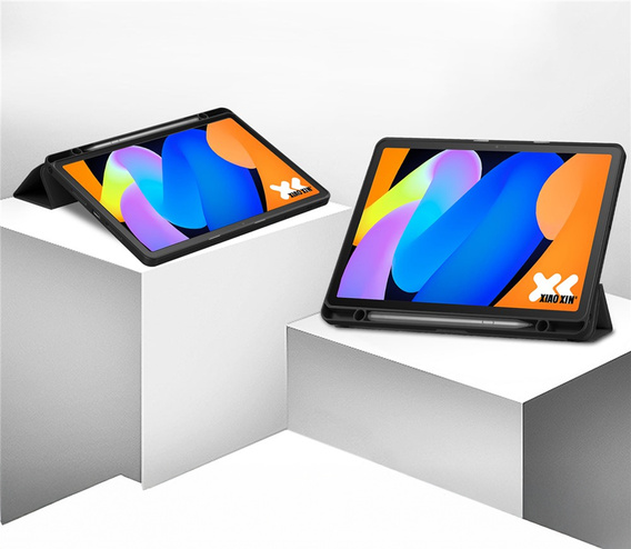 Tok Lenovo Idea Tab 11" 2025 TB336FU TB336ZU, állvány, Smartcase tolltartóval, fekete színű