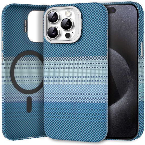 Tok iPhone 15 Pro Max készülékhez, Frame Kickstand, MagSafe, Moon Blue