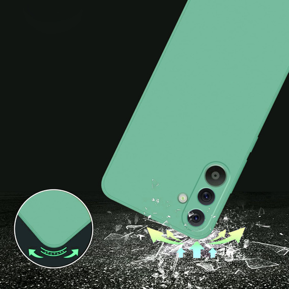 Telefontok a Samsung Galaxy A36 5G, Silicone Lite, kék