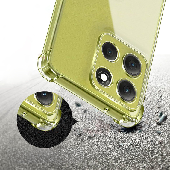 Telefontok a Motorola Moto G86 5G, Dropproof, átlátszó