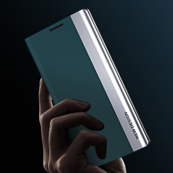 Pattintható tok a Xiaomi Poco X5 Pro 5G / Redmi Note 12 Pro, Side Magnetic, zöld