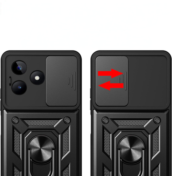 Telefontok a Realme Note 50, CamShield Slide, fekete