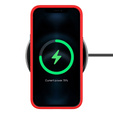 Telefontok a iPhone 13 Pro, ERBORD Hybrid Case, piros