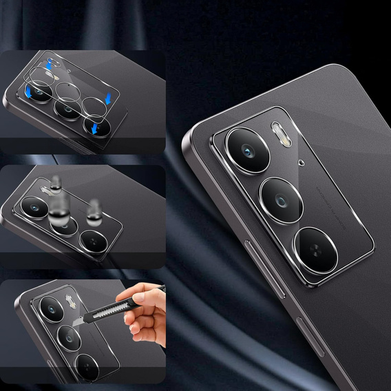 Edzett kameraüveg Realme 14X / Realme C75, átlátszó
