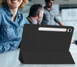 Tok Samsung Galaxy Tab S10 FE+ Plus, Smartcase tolltartóval, fekete