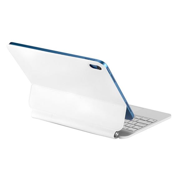 Billentyűzet tok iPad 10.9" 2022 (10 gen.), Magnetic Keyboard Touchpad, fehér