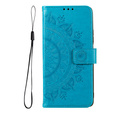 Pattintható tok a Samsung Galaxy A53 5G, Mandala, kék