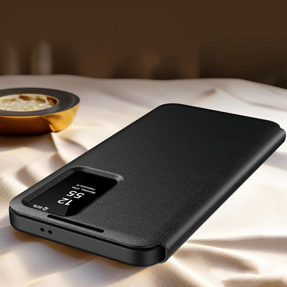 Flip tok Samsung Galaxy S25 Edge, Smart View Wallet, fekete