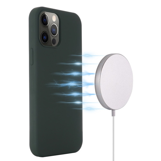 Telefontok a iPhone 14 Pro Max, Silicone MagSafe, zöld