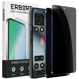 2x edzett adatvédelmi üveg Samsung Galaxy S24 Ultra, ERBORD Anti-Spy