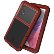 Love Mei Telefontok a Samsung Galaxy A53 5G, armored with glass, piros