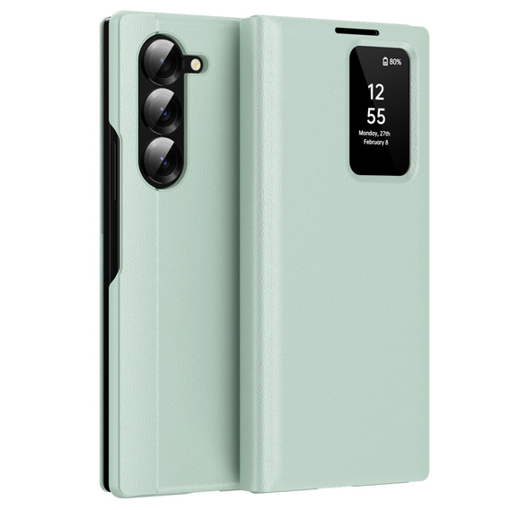 Flip tok Samsung Z Fold6 5G, Smart View Wallet, zöld