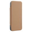 X-LEVEL tok iPhone 16 Pro Max készülékhez, Magnetic Card Holder, barna