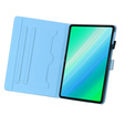 Tok iPad 10.2" 2021/2020/2019 (9/8/7 gen.), pánttal, animal, kék