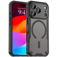 Tok iPhone 17 Pro Max készülékhez, MagSafe, páncélozott, fekete