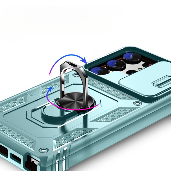 Telefontok a Samsung Galaxy S23 Ultra, CamShield Slide, zöld