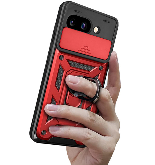 Telefontok a Google Pixel 9A, CamShield Slide, piros