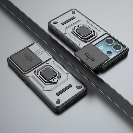 Telefontok a Xiaomi Redmi Note 13 Pro 5G, KickStand Camera Lens, szürke