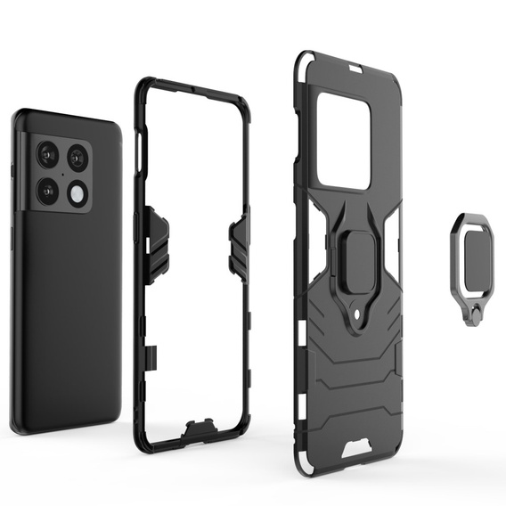 Telefontok a OnePlus 10 Pro 5G, Kickstand Ring, fekete