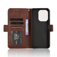 Pattintható tok a Xiaomi Redmi 13, Card Slot, barna