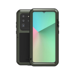 Love Mei Telefontok a Samsung Galaxy S20 Ultra, armored with glass, zöld