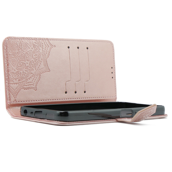 Pattintható tok a Xiaomi Poco X6 5G, Mandala, rózsaszín rose gold