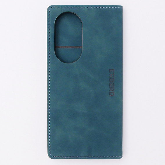 Telefontok a Oppo Reno 10 / 10 Pro, ERBORD Vintage, pénztárca patenttal, kék