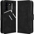 Pattintható tok a Tecno Pova 5 Pro 4G, Card Slot, fekete