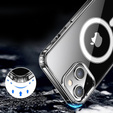 Telefontok a iPhone 13, ERBORD Hybrid MagSafe Case, kék