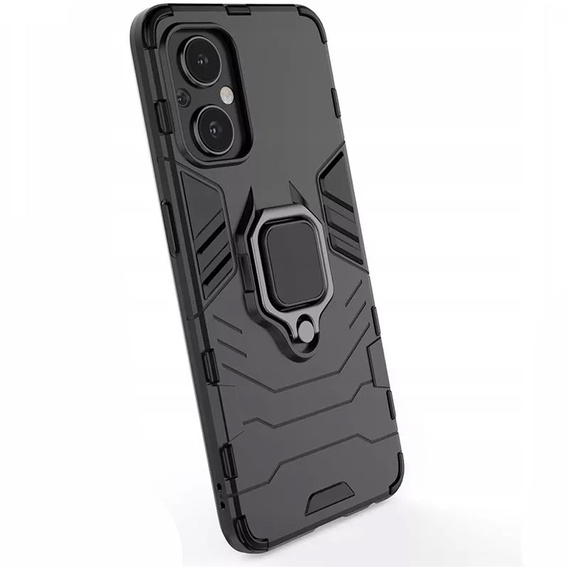 Telefontok a Oppo Reno7 Lite, Kickstand Ring, fekete