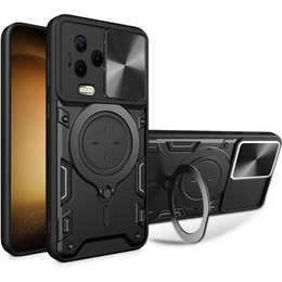 Páncélozott tok Infinix Note 12 2023, CamShield Slide, fekete