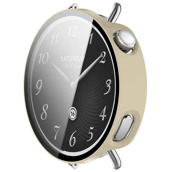 2 az 1-ben tok + edzett üveg a Xiaomi Watch S4 41 mm-es modellhez