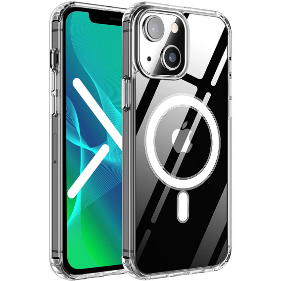 Telefontok a iPhone 13, ERBORD Hybrid MagSafe Case, kék