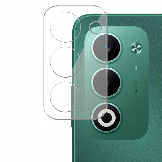 2x ERBORD kamera edzett üveg a Realme 12 Pro / 12 Pro+ készülékhez, átlátszó