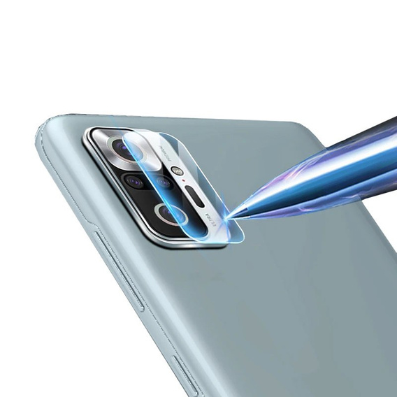Edzett kameraüveg Xiaomi Redmi Note 10 Pro, kék