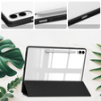Tok Samsung Galaxy Tab S9 FE+ Plus, Smartcase Hybrid, tolltartó résszel, fekete