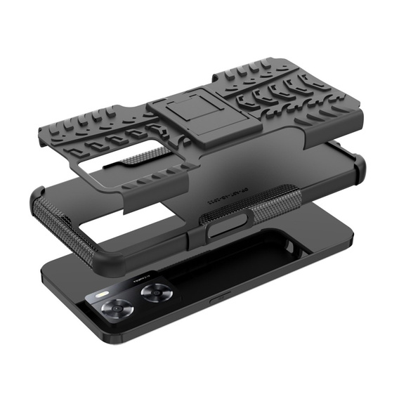Telefontok a Oppo A57s, Tire Armor, fekete