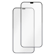2x edzett üveg iPhone 12 / 12 Pro, ERBORD Easy App Full Screen Protector