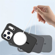 MagForce tok iPhone 17 Pro készülékhez, MagSafe, páncélozott, fekete