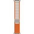 Pasek nylonowy do Apple Watch 1/2/3/4/5/6/7/8/SE/ULTRA 42/44/45/49 MM, Pomarańczowy / Beżowy