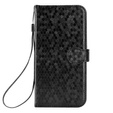Flap tok Realme Note 70T 4G, Wallet Rhombus, fekete