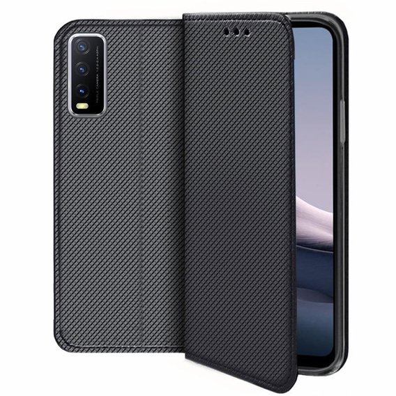 Pattintható tok a Vivo Y20/Y20i/Y20s/Y11s, Wallet Smart Magnet, kék