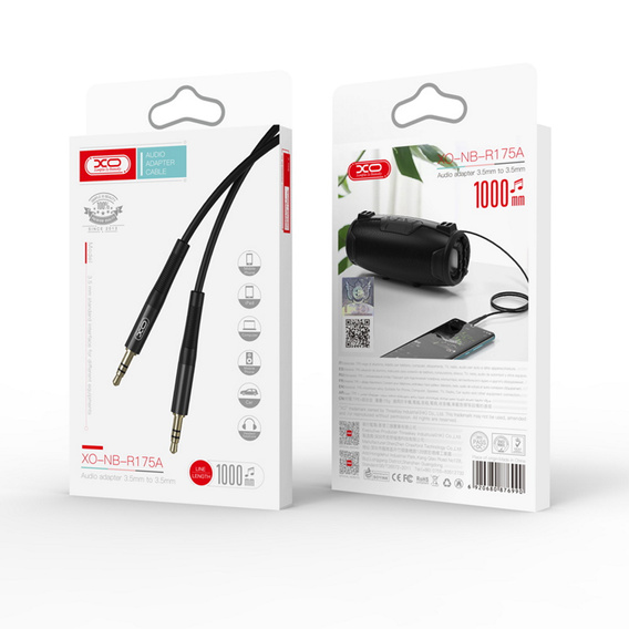 NB-R175A audiokábel 3,5 mm-es jack aljzattal rendelkező eszközökhöz