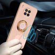 Telefontok a Huawei Nova 8i, Case, Electro Ring, rózsaszín rose gold
