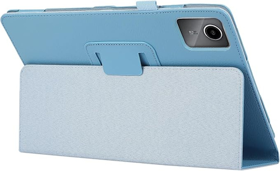 Tok Lenovo Tab M11, bi-fold, patenttal, kék