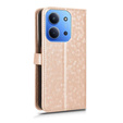 Flap tok Xiaomi Redmi 15C 4G/LTE, Wallet Rhombus, arany