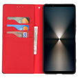 Bőr tok a Sony Xperia 1 VI, ERBORD Grain Leather, fekete