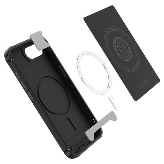 Telefontok Spigen a Samsung Galaxy S23, Rugged Armor, fekete