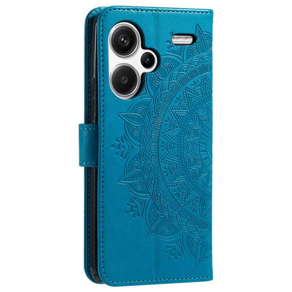 Pattintható tok a Xiaomi Redmi Note 13 Pro+, Mandala, kék